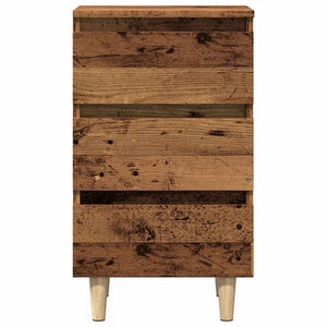 κομοδίνο ντουλάπι παλιό ξύλο 40x35x69 cm κατασκευασμένο ξύλο