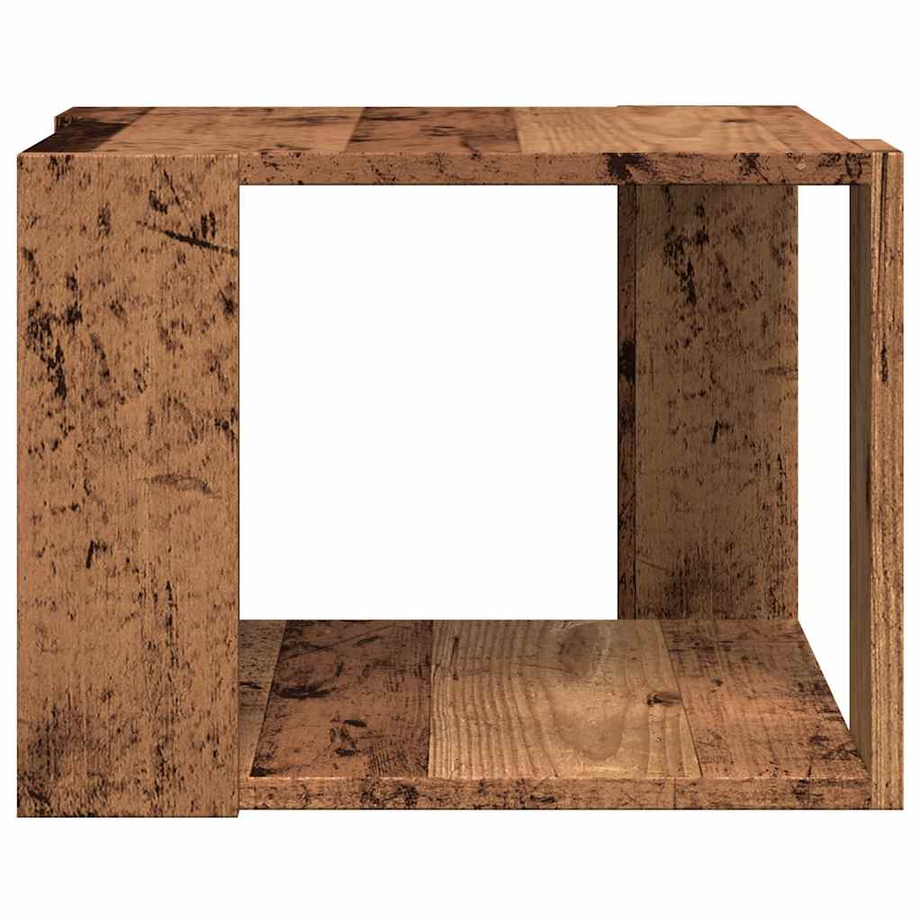 Τραπεζάκι σαλονιού Παλιό ξύλο 40x40x30 cm Κατασκευασμένο ξύλο - Pakobazaar