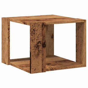 Τραπεζάκι σαλονιού Παλιό ξύλο 40x40x30 cm Κατασκευασμένο ξύλο - Pakobazaar