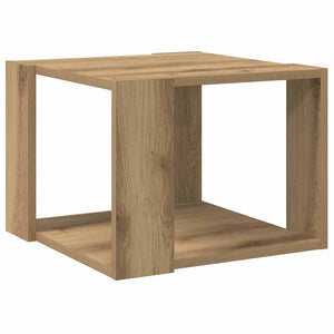 Τραπεζάκι σαλονιού Artisan Oak 40x40x30 cm Κατασκευασμένο ξύλο