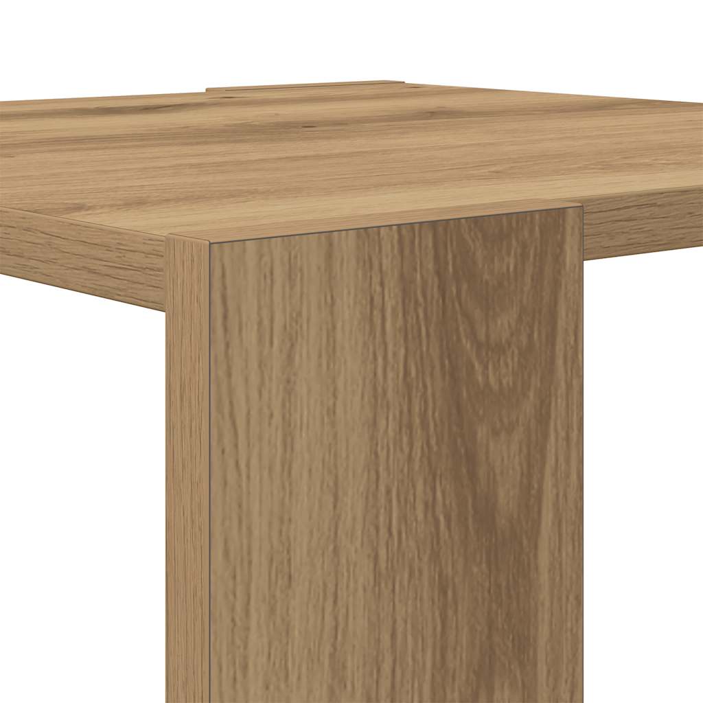 Τραπεζάκι σαλονιού Artisan Oak 40x40x30 cm Κατασκευασμένο ξύλο