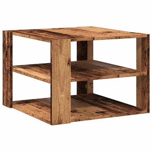 Τραπεζάκι σαλονιού Παλιό ξύλο 58x58x40 cm Κατασκευασμένο ξύλο - Pakobazaar
