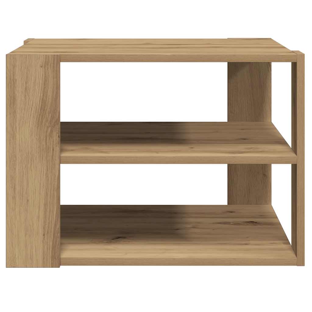 Τραπεζάκι σαλονιού Artisan Oak 58x58x40 cm Κατασκευασμένο ξύλο - Pakobazaar