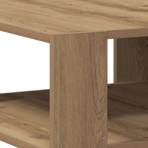 Τραπεζάκι σαλονιού Artisan Oak 58x58x40 cm Κατασκευασμένο ξύλο - Pakobazaar