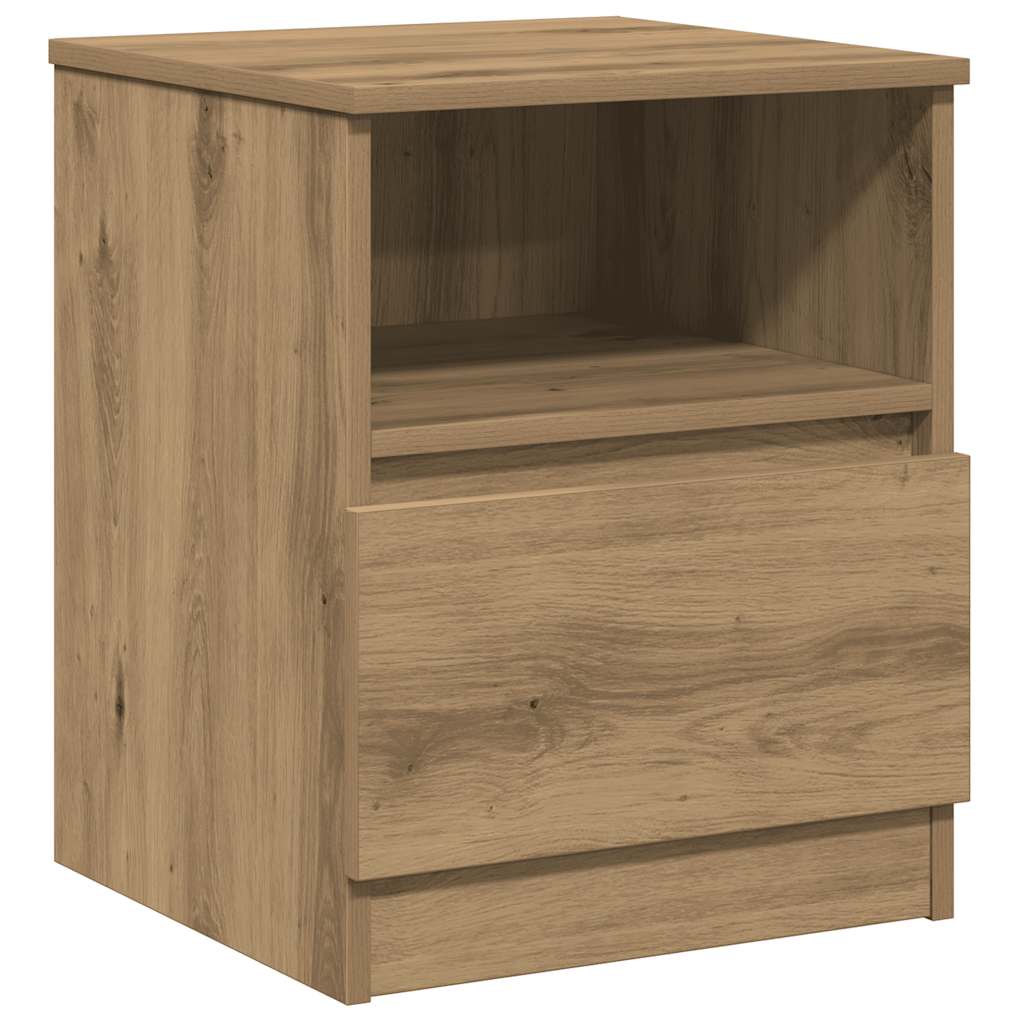 Κομοδίνο ντουλάπι Artisan Oak 40x40x50 cm Κατασκευασμένο ξύλο