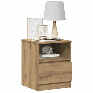 Κομοδίνο ντουλάπι Artisan Oak 40x40x50 cm Κατασκευασμένο ξύλο