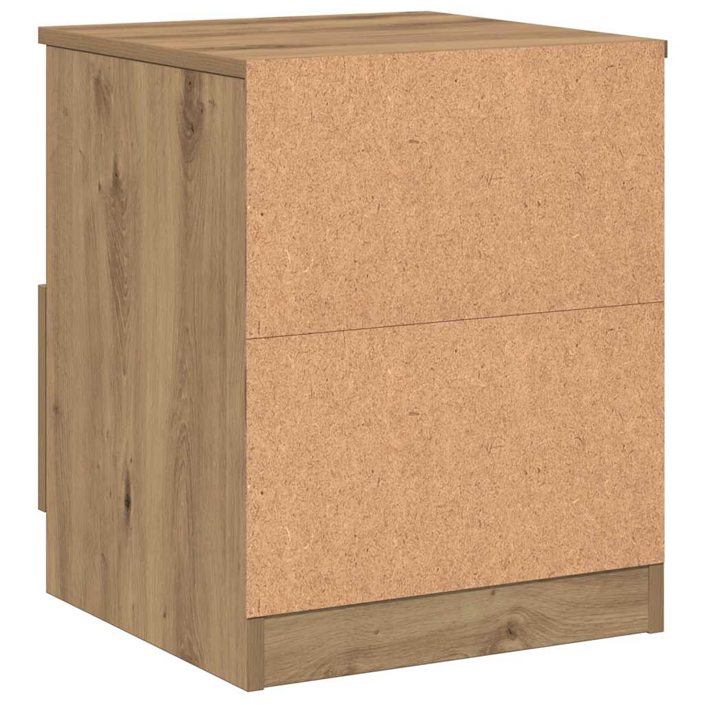 Κομοδίνο ντουλάπι Artisan Oak 40x40x50 cm Κατασκευασμένο ξύλο