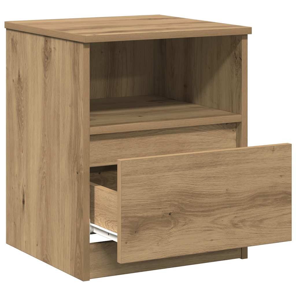 Κομοδίνο ντουλάπι Artisan Oak 40x40x50 cm Κατασκευασμένο ξύλο