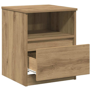 Κομοδίνο ντουλάπι Artisan Oak 40x40x50 cm Κατασκευασμένο ξύλο