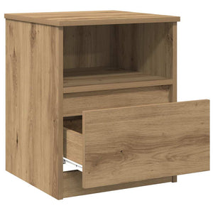 Κομοδίνα 2 τεμάχια Artisan Oak 40x40x50 cm Κατασκευασμένο ξύλο