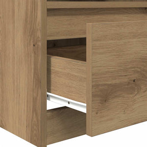 Κομοδίνα 2 τεμάχια Artisan Oak 40x40x50 cm Κατασκευασμένο ξύλο