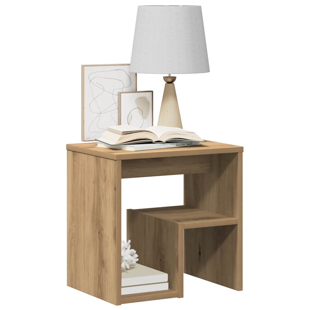 Κομοδίνο ντουλάπι Artisan Oak 40x30x40 cm Κατασκευασμένο ξύλο