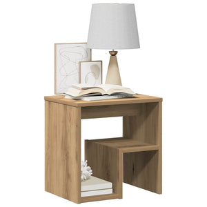 Κομοδίνο ντουλάπι Artisan Oak 40x30x40 cm Κατασκευασμένο ξύλο