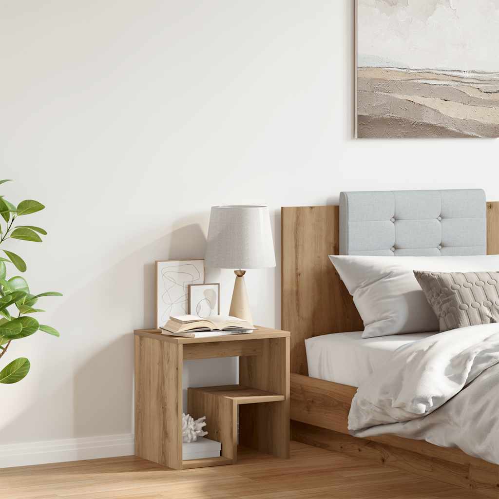 Κομοδίνο ντουλάπι Artisan Oak 40x30x40 cm Κατασκευασμένο ξύλο