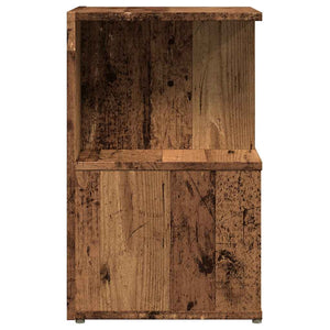 Κομοδίνα 2 τεμάχια Παλιό ξύλο 35x35x55 cm Κατασκευασμένο ξύλο