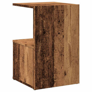 Κομοδίνα 2 τεμάχια Παλιό ξύλο 35x35x55 cm Κατασκευασμένο ξύλο
