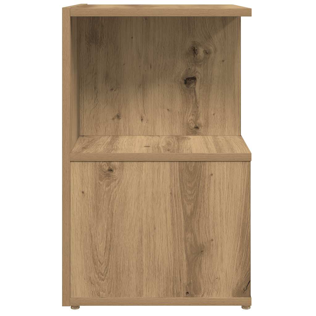Κομοδίνα 2 τεμάχια Artisan Oak 35x35x55 cm Κατασκευασμένο ξύλο - Pakobazaar