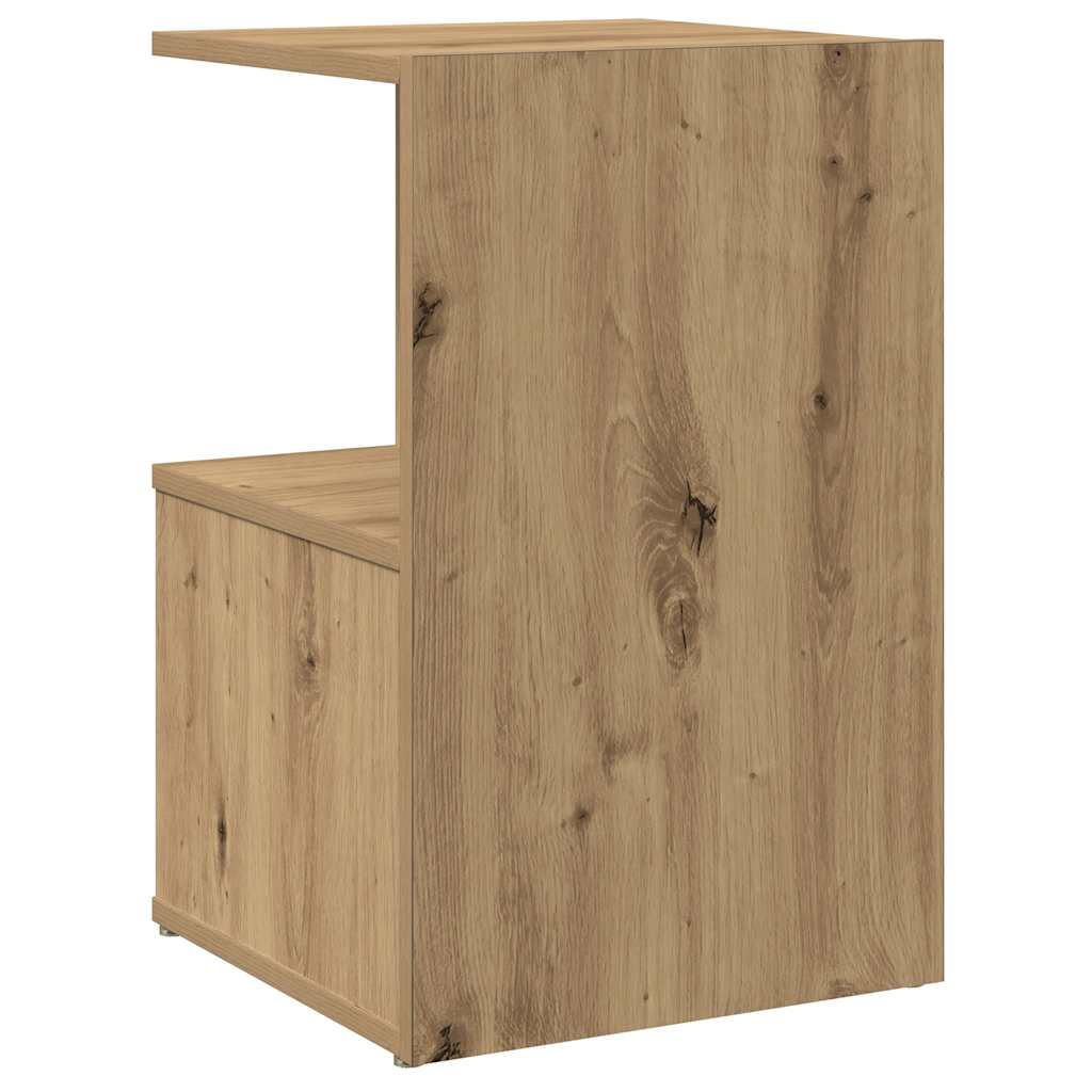 Κομοδίνα 2 τεμάχια Artisan Oak 35x35x55 cm Κατασκευασμένο ξύλο - Pakobazaar
