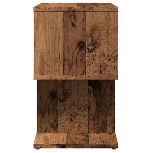 Κομοδίνα 2 τεμάχια Παλιό ξύλο 50x30x51,5 cm Κατασκευασμένο ξύλο