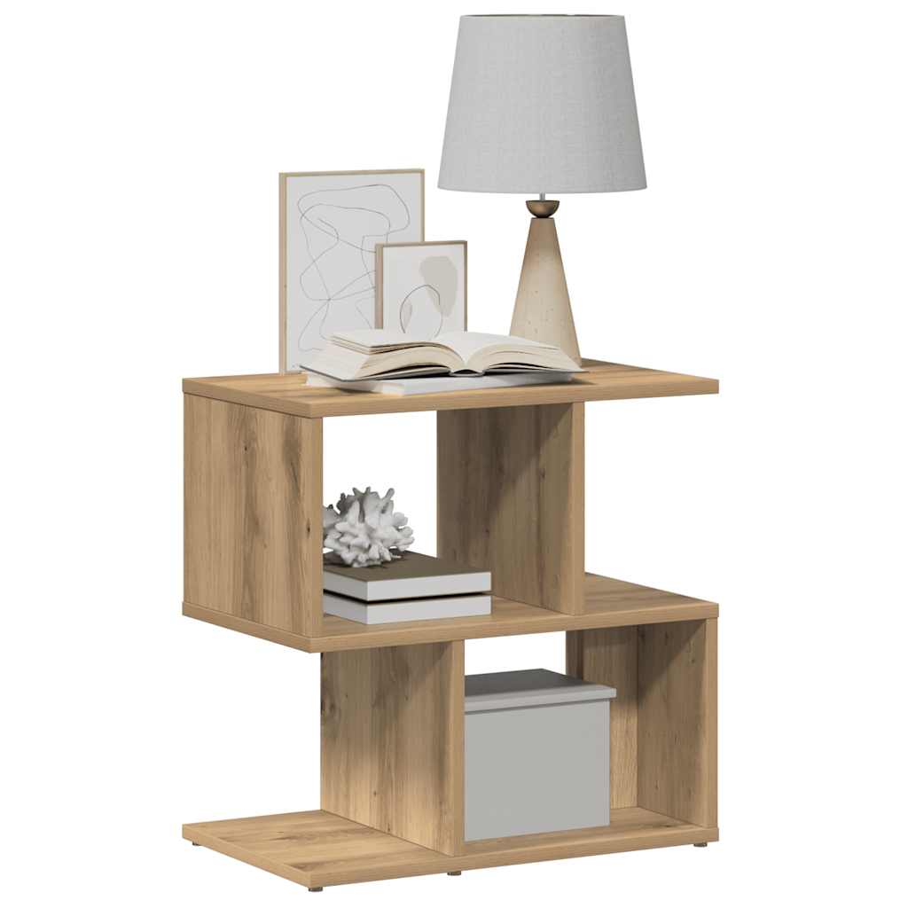 Κομοδίνα 2 τεμ Artisan Oak 50x30x51,5 cm Κατασκευασμένο ξύλο - Pakobazaar