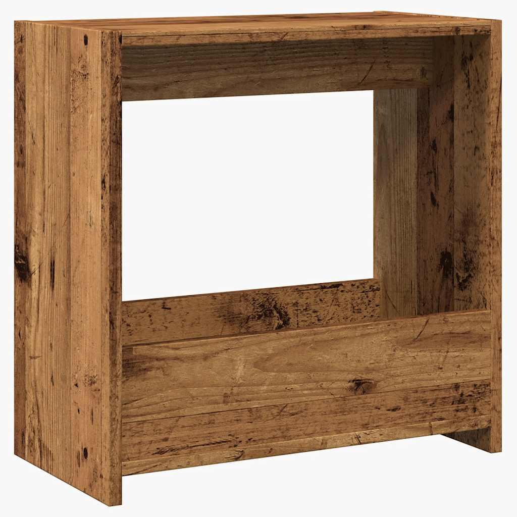 Side Table Παλιό ξύλο 50x26x50 cm Κατασκευασμένο ξύλο