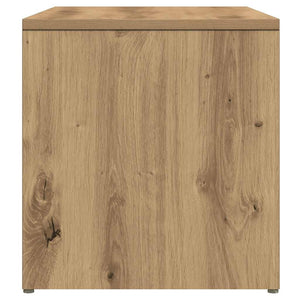Side Table Artisan Oak 59x36x38 cm Κατασκευασμένο ξύλο