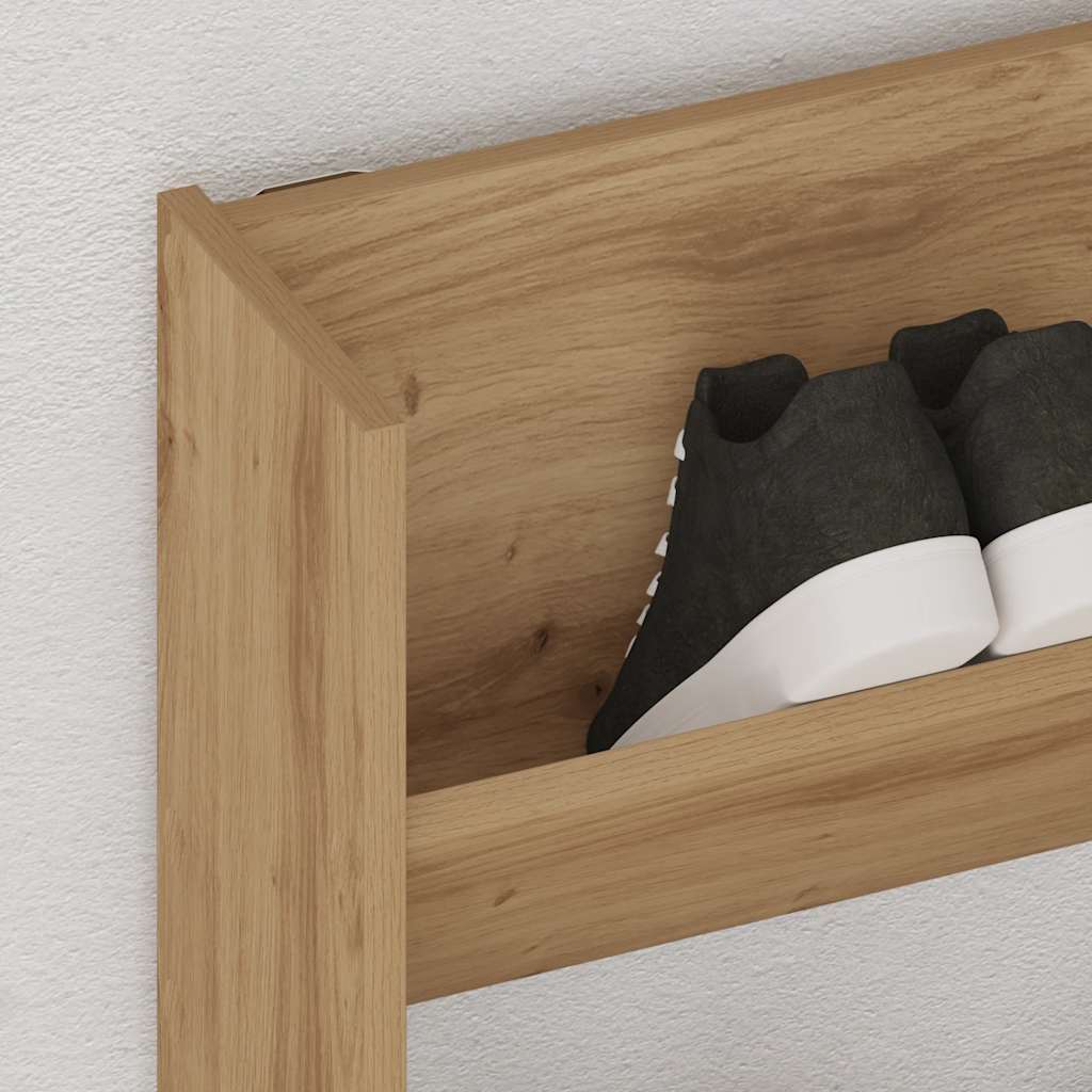 Ντουλάπι παπουτσιών τοίχου Artisan Oak Κατασκευασμένο ξύλο - Pakobazaar