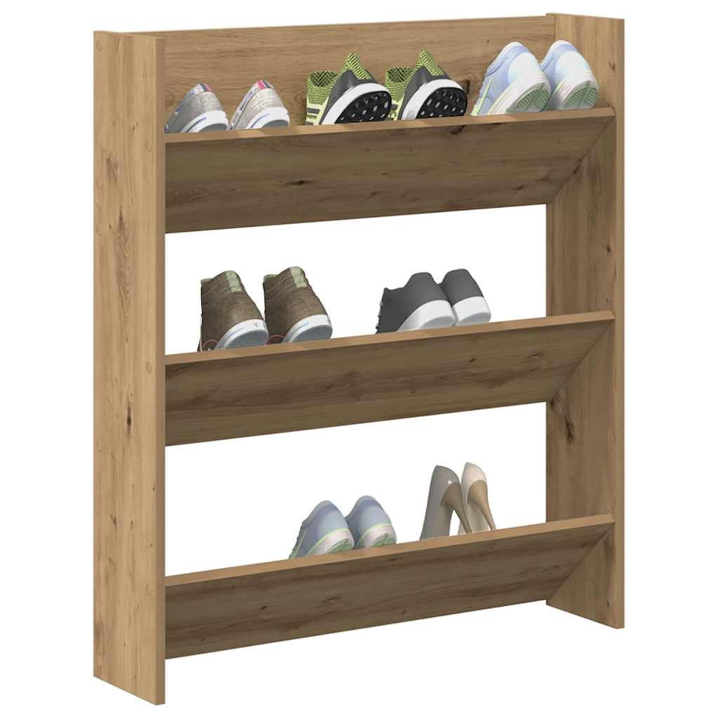 Ντουλάπι παπουτσιών τοίχου Artisan Oak Κατασκευασμένο ξύλο - Pakobazaar
