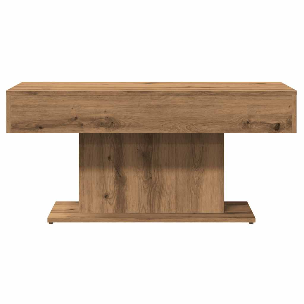 Τραπεζάκι Σαλονιού Artisan Δρυς 96 x 50 x 45 εκ. από Τεχνητό Ξύλο - Pakobazaar