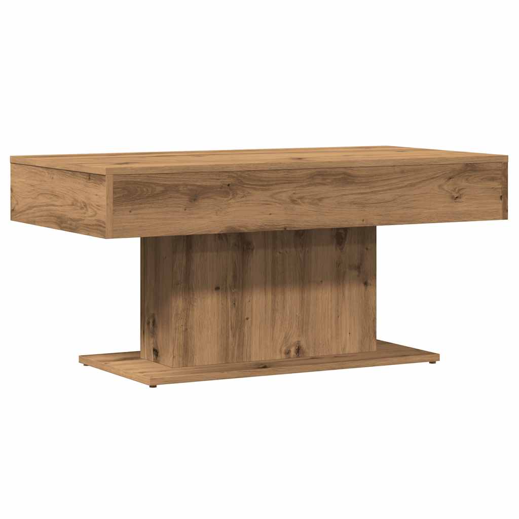 Τραπεζάκι Σαλονιού Artisan Δρυς 96 x 50 x 45 εκ. από Τεχνητό Ξύλο - Pakobazaar