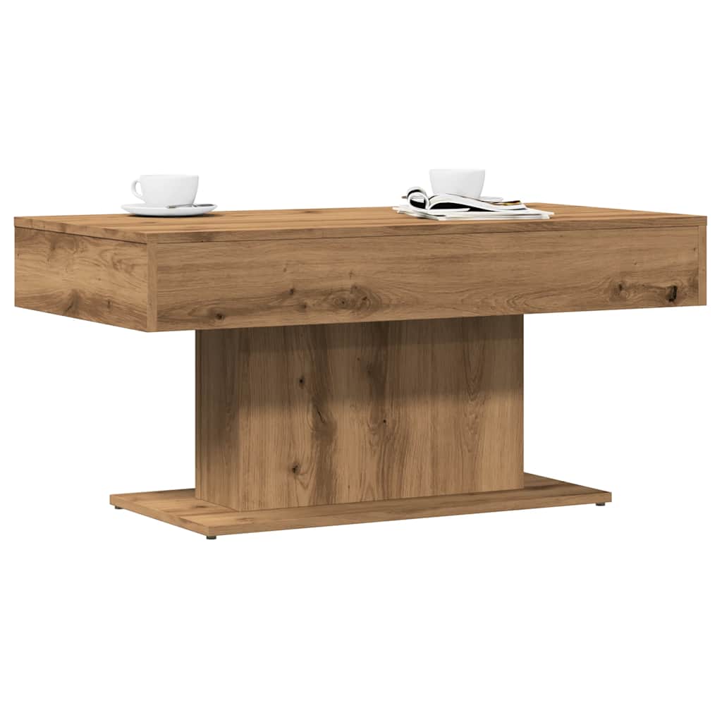 Τραπεζάκι Σαλονιού Artisan Δρυς 96 x 50 x 45 εκ. από Τεχνητό Ξύλο - Pakobazaar