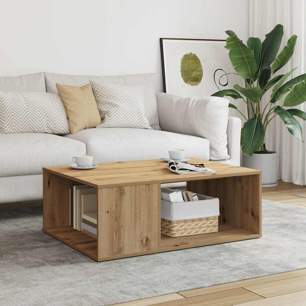 Τραπεζάκι σαλονιού Artisan Oak 90x67x33 cm Κατασκευασμένο ξύλο - Pakobazaar