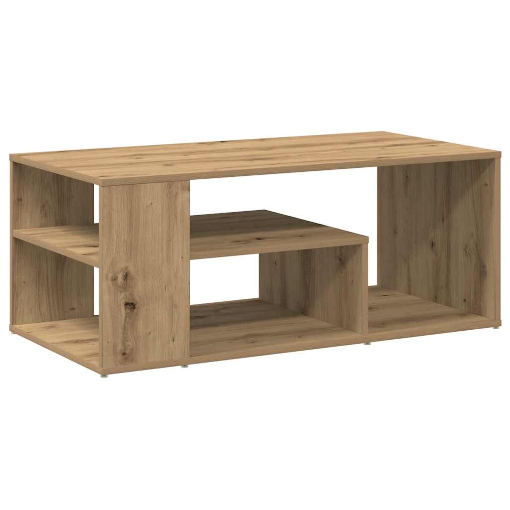 Τραπεζάκι σαλονιού Artisan Oak 100x50x40 cm Κατασκευασμένο ξύλο - Pakobazaar