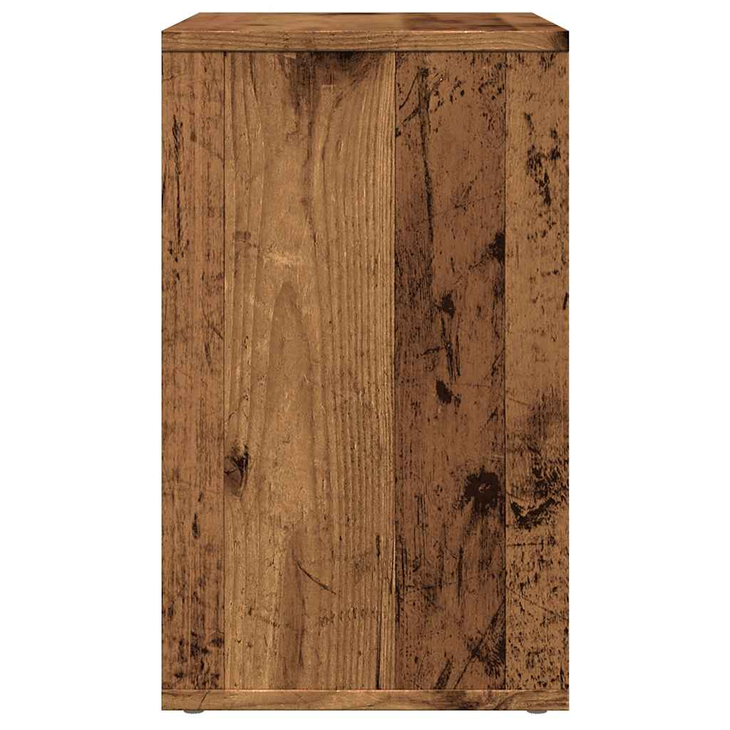 Side Table Παλιό ξύλο 50x30x50 cm Κατασκευασμένο ξύλο