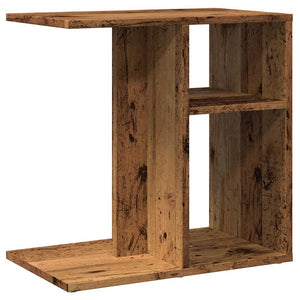 Side Table Παλιό ξύλο 50x30x50 cm Κατασκευασμένο ξύλο