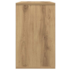 Side Table Artisan Oak 50x30x50 cm Κατασκευασμένο ξύλο