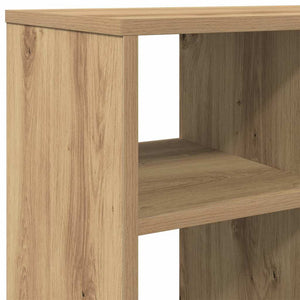 Side Table Artisan Oak 50x30x50 cm Κατασκευασμένο ξύλο