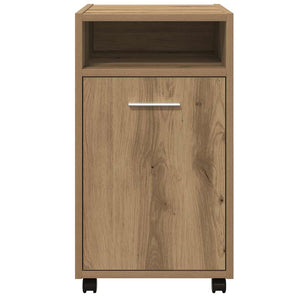 ντουλάπι  με ροδάκια Artisan Oak 33x38x60 cm Κατασκευασμένο ξύλο