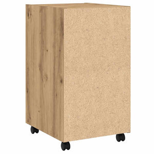 ντουλάπι  με ροδάκια Artisan Oak 33x38x60 cm Κατασκευασμένο ξύλο