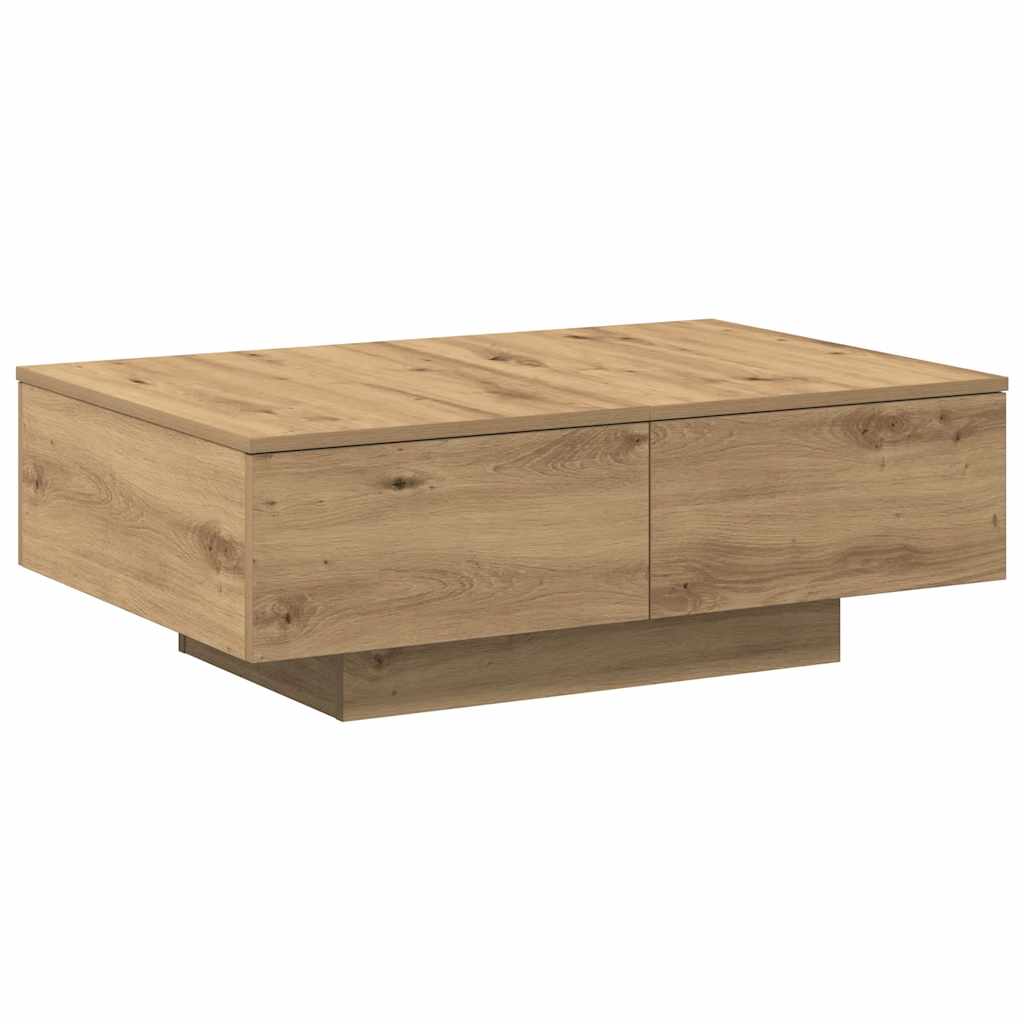 Τραπεζάκι Σαλονιού Artisan Δρυς 90x60x31 εκ. Επεξ. Ξύλο - Pakobazaar