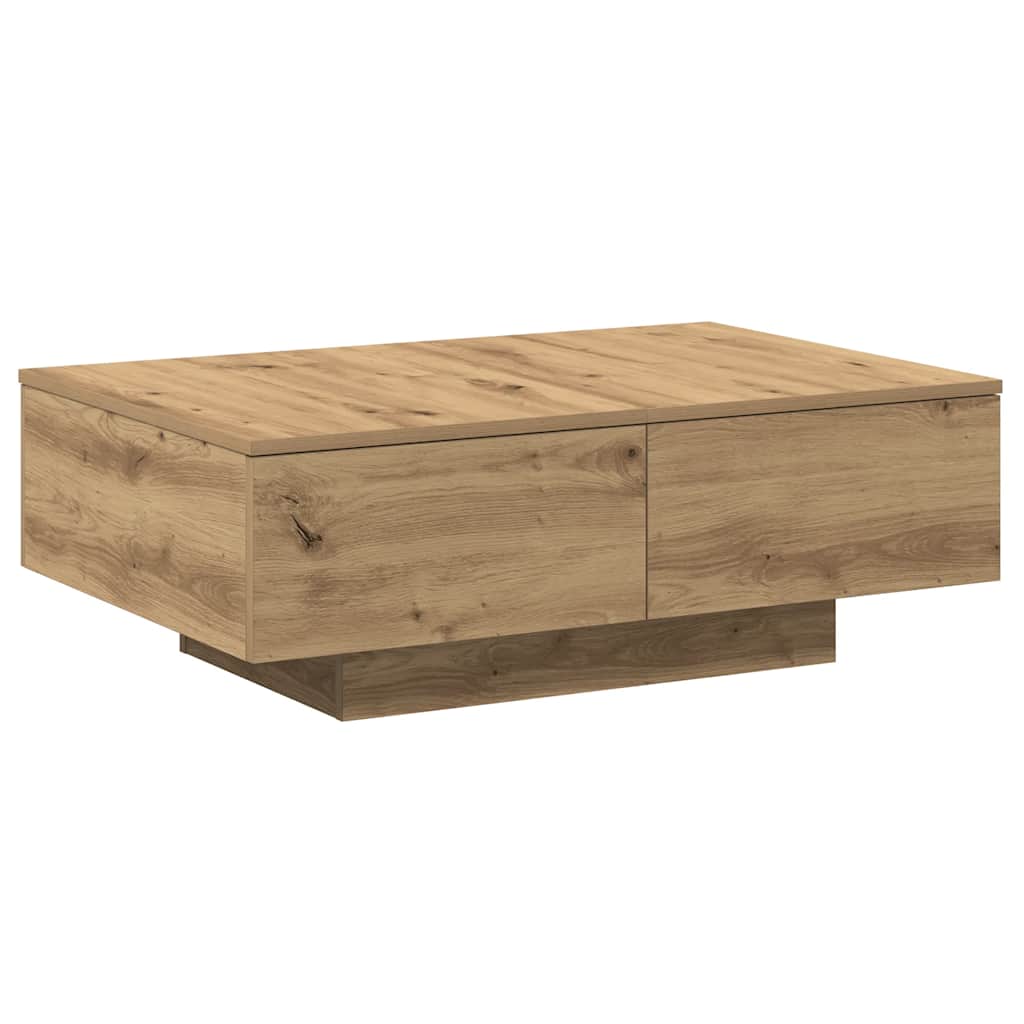 Τραπεζάκι Σαλονιού Artisan Δρυς 90x60x31 εκ. Επεξ. Ξύλο - Pakobazaar