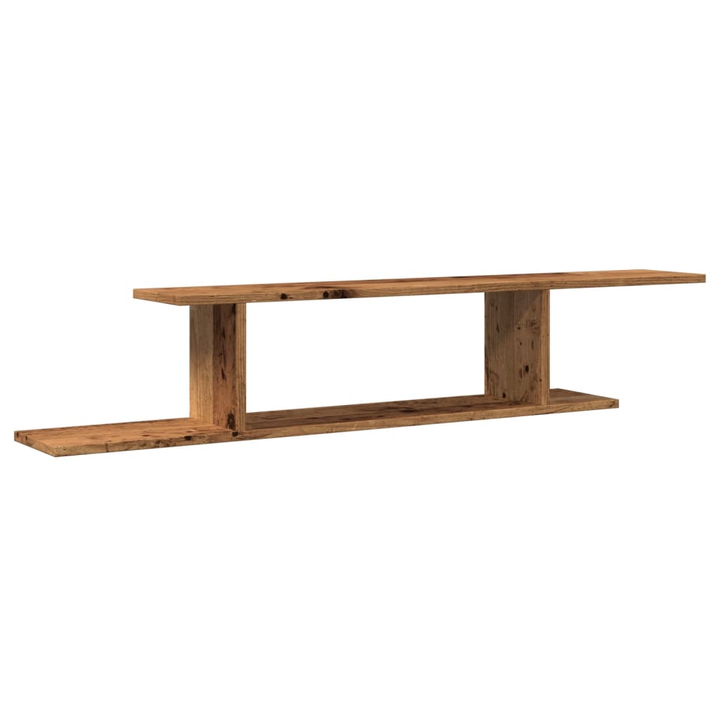 Ράφι Τηλεόρασης Επιτοίχιο 125x18x23 εκ. Επεξ. Ξύλο - Pakobazaar