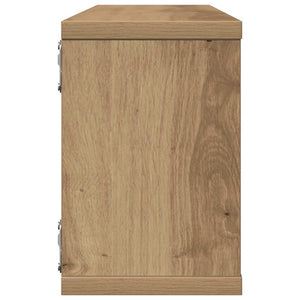 Ράφια κύβων τοίχου 4 τεμάχια Artisan Oak Κατασκευασμένο ξύλο - Pakobazaar