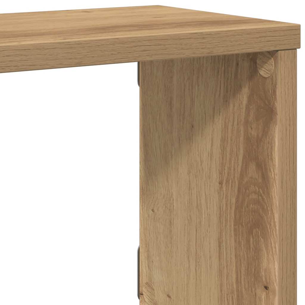 Ράφια κύβων τοίχου 4 τεμάχια Artisan Oak Κατασκευασμένο ξύλο - Pakobazaar