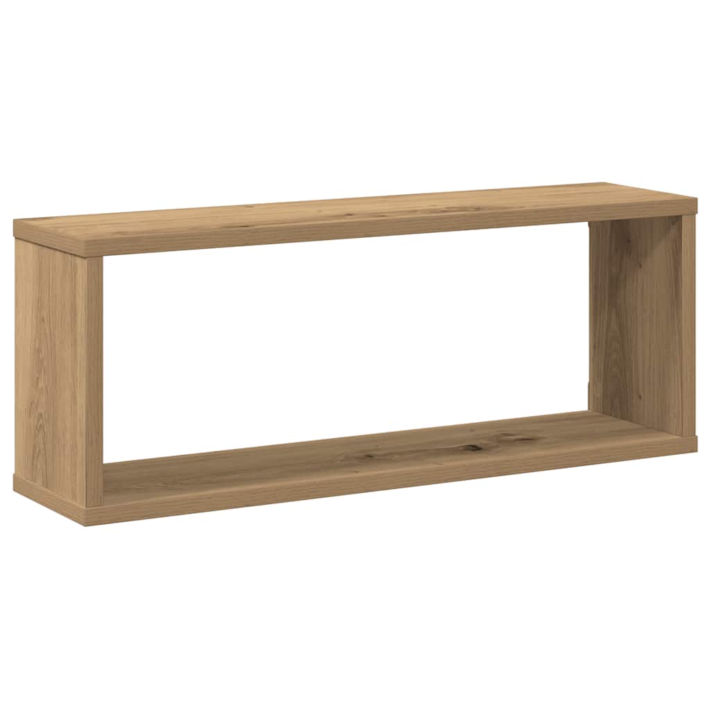 Ράφια κύβων τοίχου 6 τεμάχια Artisan Oak Κατασκευασμένο ξύλο - Pakobazaar