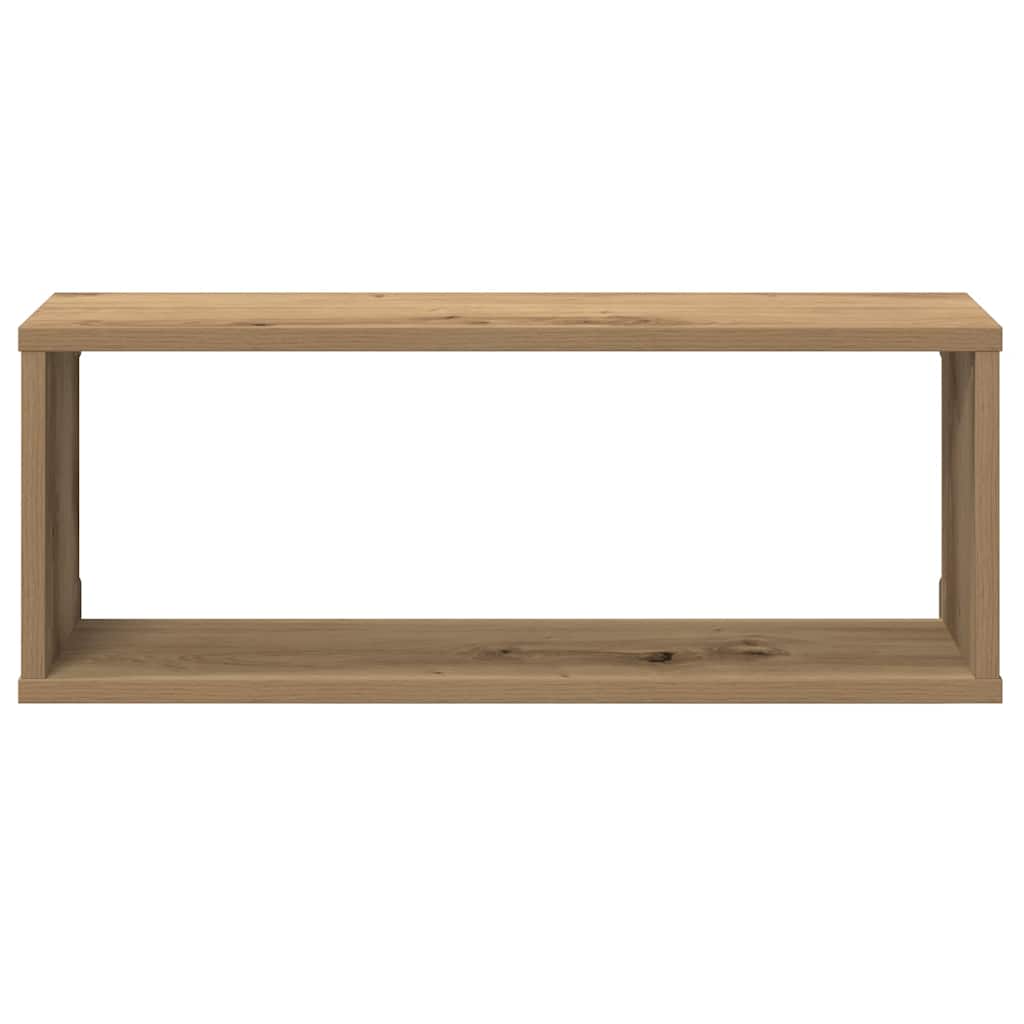 Ράφια κύβων τοίχου 6 τεμάχια Artisan Oak Κατασκευασμένο ξύλο - Pakobazaar