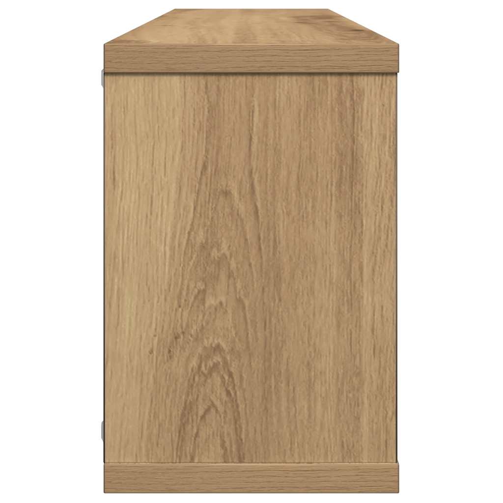 Ράφια κύβων τοίχου 6 τεμάχια Artisan Oak Κατασκευασμένο ξύλο - Pakobazaar