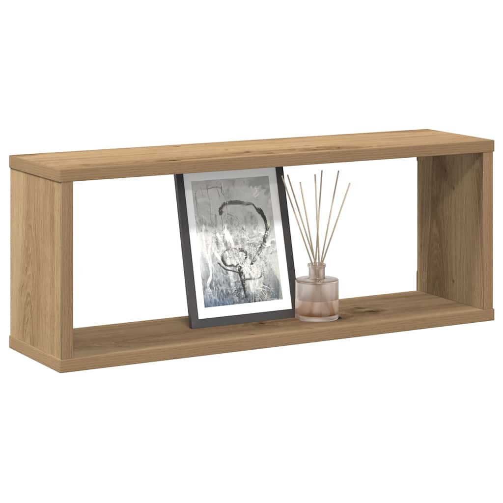 Ράφια κύβων τοίχου 6 τεμάχια Artisan Oak Κατασκευασμένο ξύλο - Pakobazaar