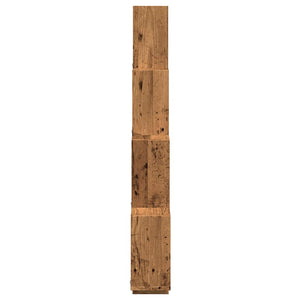 Ράφι κύβος τοίχου Παλιό ξύλο 90x15x119,5 cm Κατασκευασμένο ξύλο