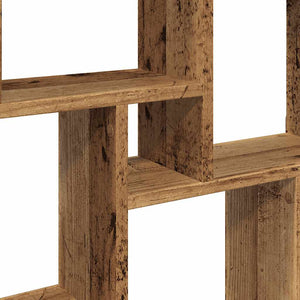 Ράφι κύβος τοίχου Παλιό ξύλο 90x15x119,5 cm Κατασκευασμένο ξύλο